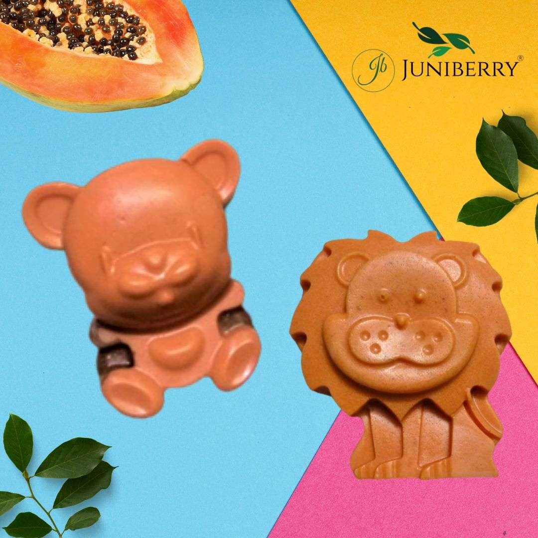 Kids Collection Soaps - Teddy Bear and Lion Shaped Soaps